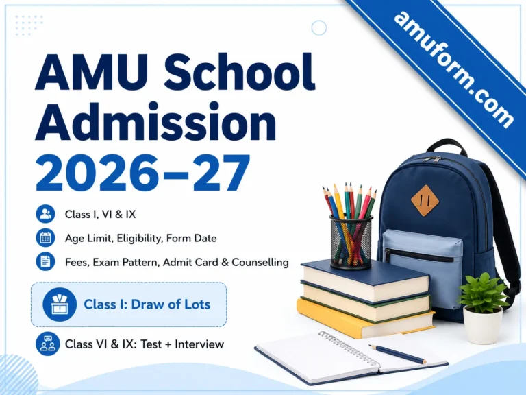 AMU School Admission