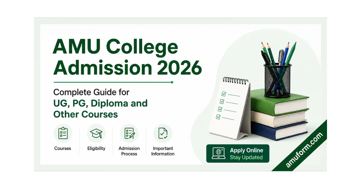 amuform- AMU College Admission 2026